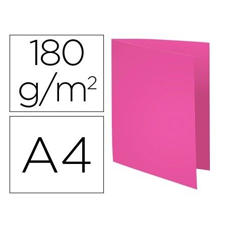 Subcarpeta cartulina reciclada exacompta din a4 fucsia 170 gr