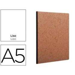 Libreta age-bag tapa cartulina lomo cosido liso 96 hojas color havana 148x210 mm