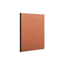 Libreta age-bag tapa cartulina lomo cosido liso 96 hojas color havana 148x210 mm