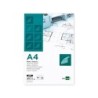 Papel dibujo liderpapel a4 210x297mm 90g/m2 vegetal sobre de 12 hojas