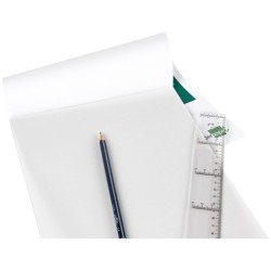 Bloc papel vegetal liderpapel encolado 297x420mm 50 hojas 90 g/m2