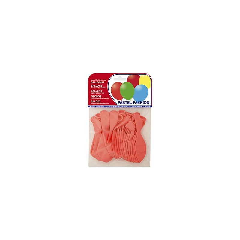 Globo 100% latex biodegradable pastel rosa bolsa de 20 unidades