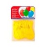 Globo 100% latex biodegradable pastel amarillo bolsa de 20 unidades