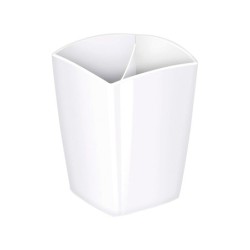 Cubilete portalapices cep blanco opaco plastico magnetico 78x74x95 mm