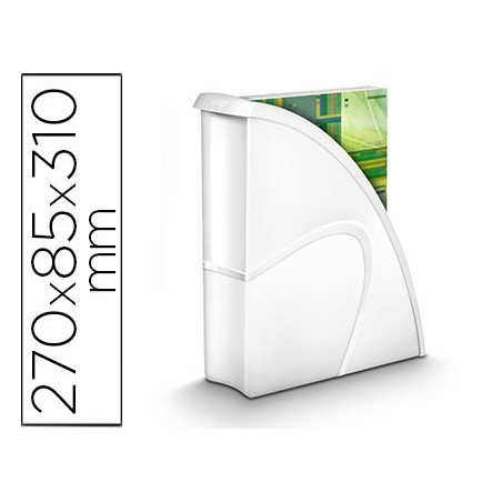 Revistero cep plastico uso vertical / horizontal blanco 85x270x310 mm