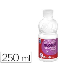 Pintura acrilica l&b brillo blanco bote de 250 ml