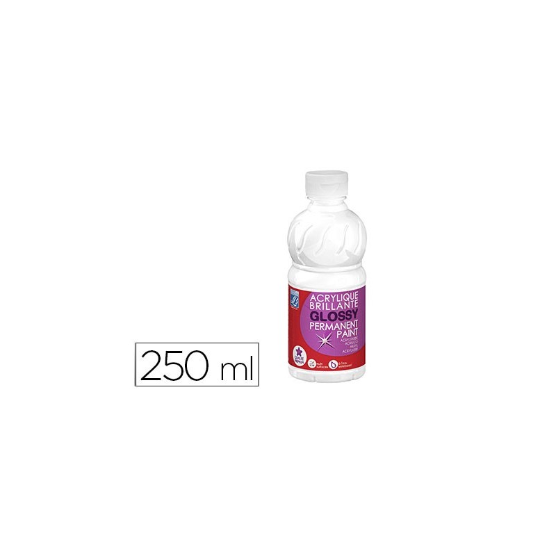 Pintura acrilica l&b brillo blanco bote de 250 ml Pintura acrilica l&b brillo blanco bote de 250 ml