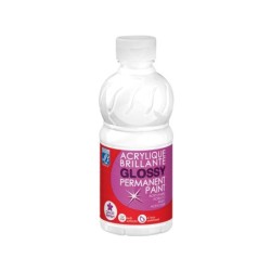Pintura acrilica l&b brillo blanco bote de 250 ml