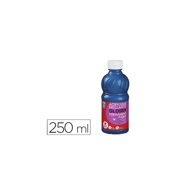Pintura acrilica l&b brillo azul primario bote de 250 ml Pintura acrilica l&b brillo azul primario bote de 250 ml