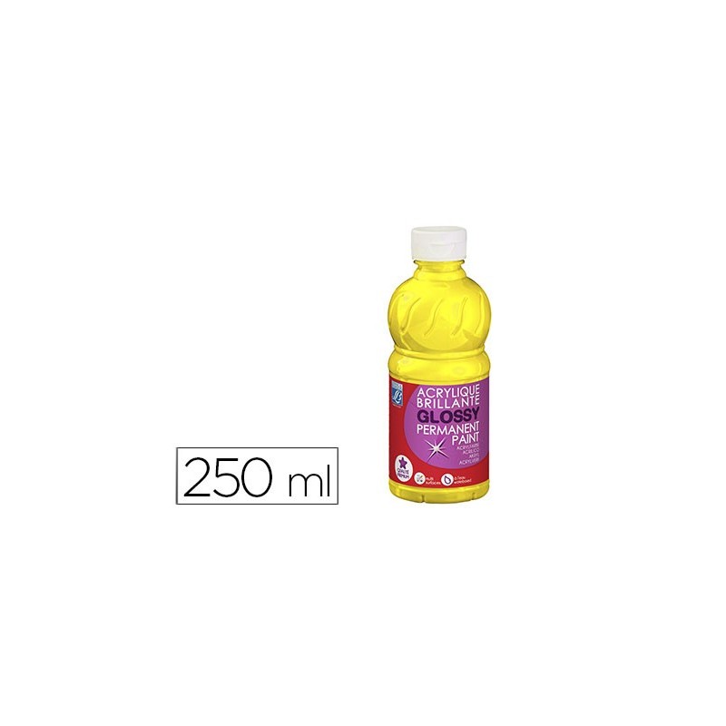 Pintura acrilica l&b brillo amarillo primario bote de 250 ml Pintura acrilica l&b brillo amarillo primario bote de 250 ml