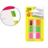 Banderitas separadoras post-it index 680 naranja lima y rosa dispensador funda 3x20