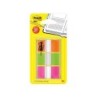 Banderitas separadoras post-it index 680 naranja lima y rosa dispensador funda 3x20