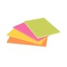 Bloc de notas adhesivas quita y pon post-it super sticky 152x101 mm con 45 hojas pack de 4 unidades colores neon