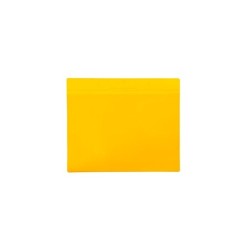 Funda tarifold magnetica din a4 horizontal identificacion palets y estanterias amarillo pack de 10 unidades