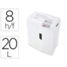 Destructora de documentos hsm shredstar x10 capacidad de corte 10h en particulas destruye grapas clips cd y tarjetas
