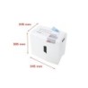 Destructora de documentos hsm shredstar x8 capacidad de corte 8 h en particulas destruye grapas clips cd y tarjetas