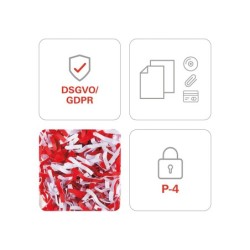 Destructora de documentos hsm shredstar x10 capacidad de corte 10h en particulas destruye grapas clips cd y tarjetas