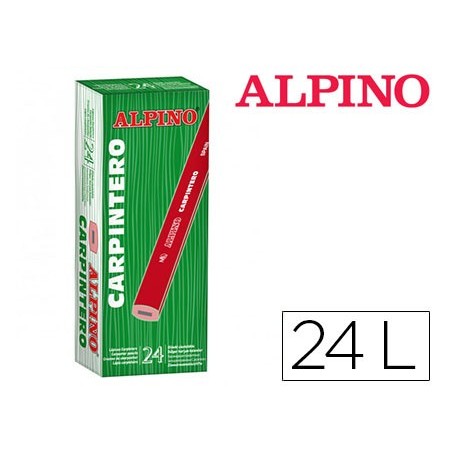 Lapices alpino carpintero caja de 24 unidades