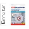 Cinta adhesiva tesa doble cara powerbond universal uso interior 1,5 m x 19 mm
