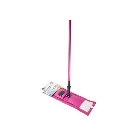 Mopa microfibra basic con mango telescopico rotacion 360