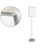 Expositor de pie bi-office para formatos a3 ajustable en altura 102 cm