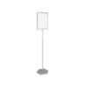 Expositor de pie bi-office para formatos a3 ajustable en altura 102 cm