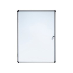 Vitrina de anuncios bi-office fondo magnetico extraplana de interior 720x674 mm