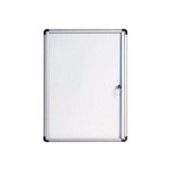 Vitrina de anuncios bi-office fondo magnetico extraplana de interior 710x664 mm