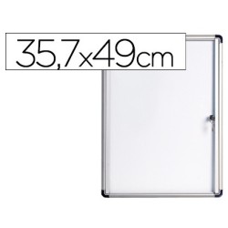 Vitrina de anuncios bi-office fondo magnetico extraplana de interior 357x490 mm