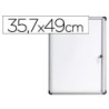 Vitrina de anuncios bi-office fondo magnetico extraplana de interior 357x490 mm