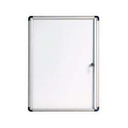 Vitrina de anuncios bi-office fondo magnetico extraplana de interior 357x490 mm