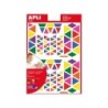 Gomets apli autoadhesivo triangulo multicolor blister de 720 unidades surtidas