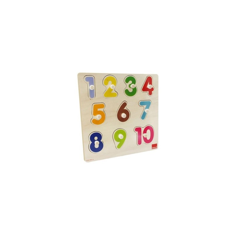 Puzle goula numeros 10 piezas