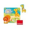 Puzle goula animales selva 4 piezas
