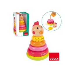 Juego goula didactico apilable gallina