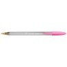 Boligrafo bic cristal fun rosa punta 1,6 mm