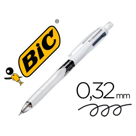 Boligrafo bic multifuncion azul/negro/rojo/portaminas 0,7 mm