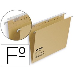 Carpeta colgante fade tiki folio visor superior 290 mm efecto lupa kraft eco 230 g/m lomo v