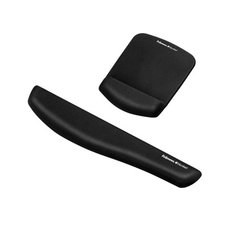 Reposamuñecas fellowes para teclado plush touch foam negro