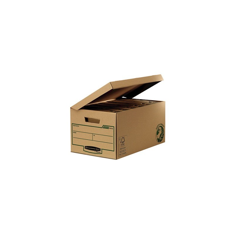 Cajon fellowes carton reciclado para almacenamiento de archivadores capacidad 6 cajas de archivo 80 mm Cajon fellowes carton reciclado para almacenamiento de archivadores capacidad 6 cajas de archivo 80 mm