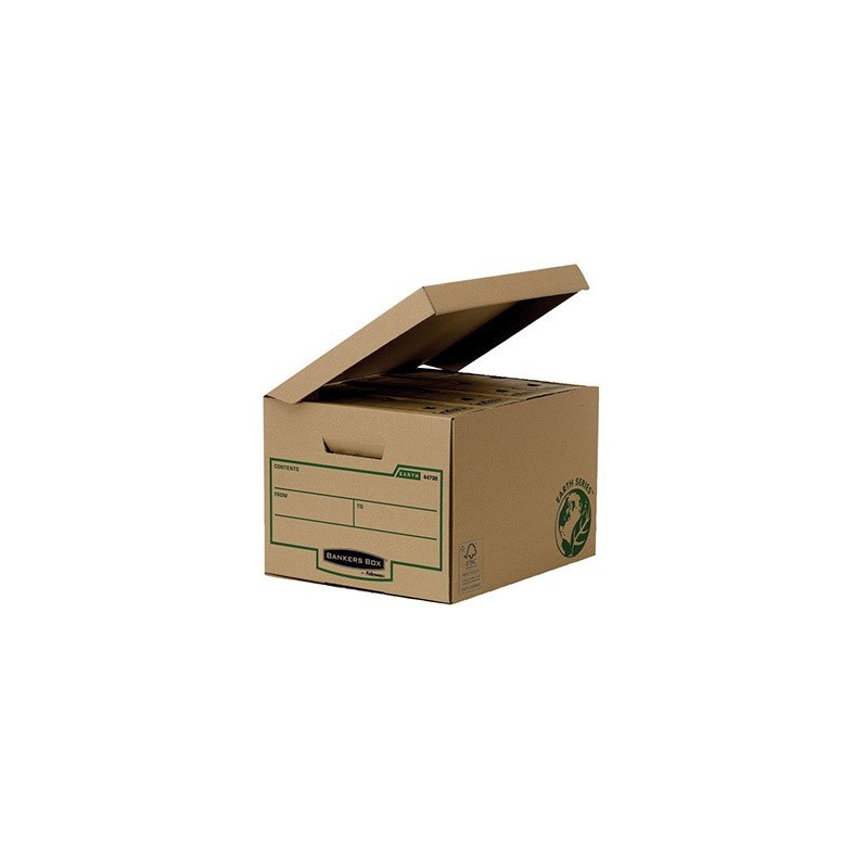 Cajon fellowes carton reciclado para almacenamiento de archivadores capacidad 4 cajas de archivo 80 mm Cajon fellowes carton reciclado para almacenamiento de archivadores capacidad 4 cajas de archivo 80 mm