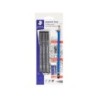 Rotulador staedtler calibrado micrometrico 308 negro blister de 3 und  goma lapiz y sacapuntas de regalo