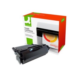 Toner q-connect compatible lexmark t650 negro 25.000 pag