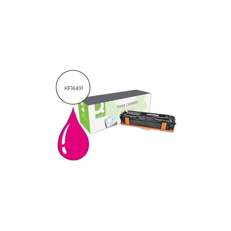 Toner q-connect compatible hp cf213a color laserjet m251n / 251nw / 276n / 276nw magenta 1.800 pag