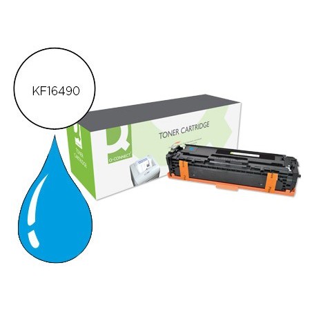 Toner q-connect compatible hp cf211a color laserjet m251n / 251nw / 276n / 276nw cian 1.800 pag