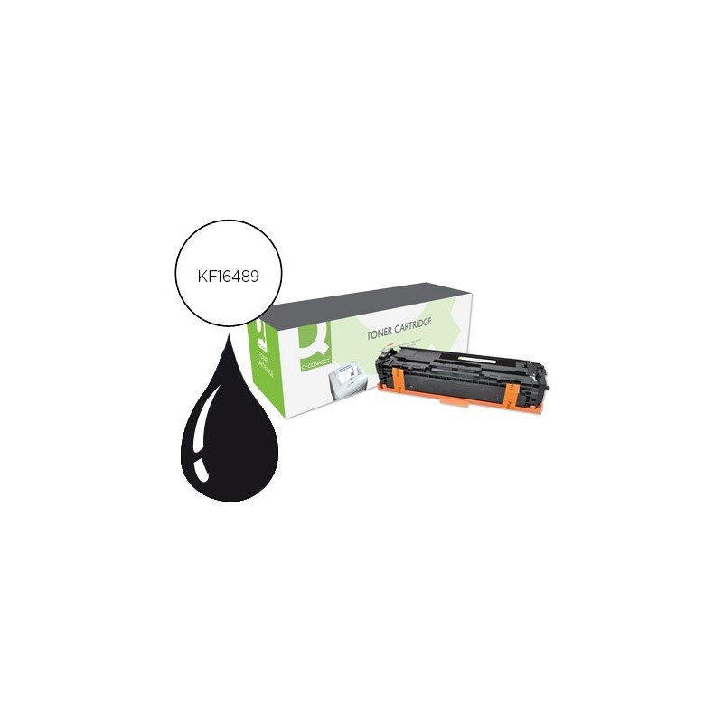 Toner q-connect compatible hp cf210x color laserjet m251n / 251nw / 276n / 276nw negro 2.400 pag
