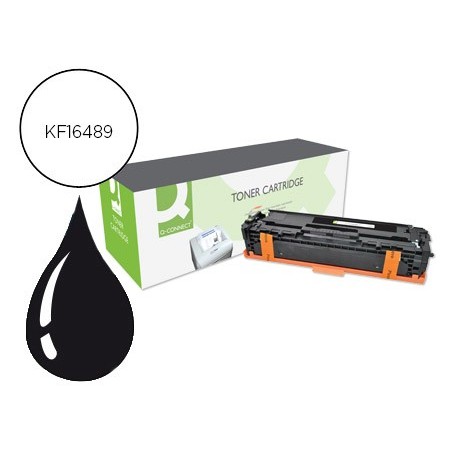 Toner q-connect compatible hp cf210x color laserjet m251n / 251nw / 276n / 276nw negro 2.400 pag