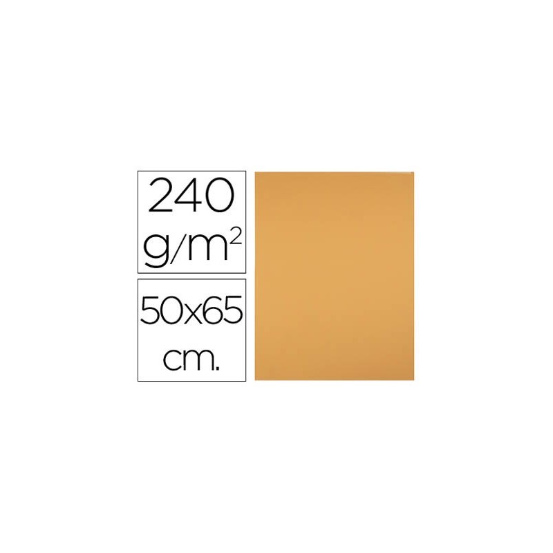 Cartulina liderpapel 50x65 cm 240 g/m2 avellana