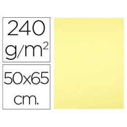 Cartulina liderpapel 50x65 cm 240 g/m2 amarillo medio
