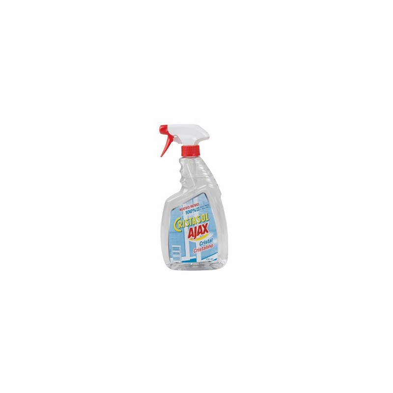 Limpiacristales liquido ajax cristalino con pistola pulverizadora 750 ml Limpiacristales liquido ajax cristalino con pistola pulverizadora 750 ml